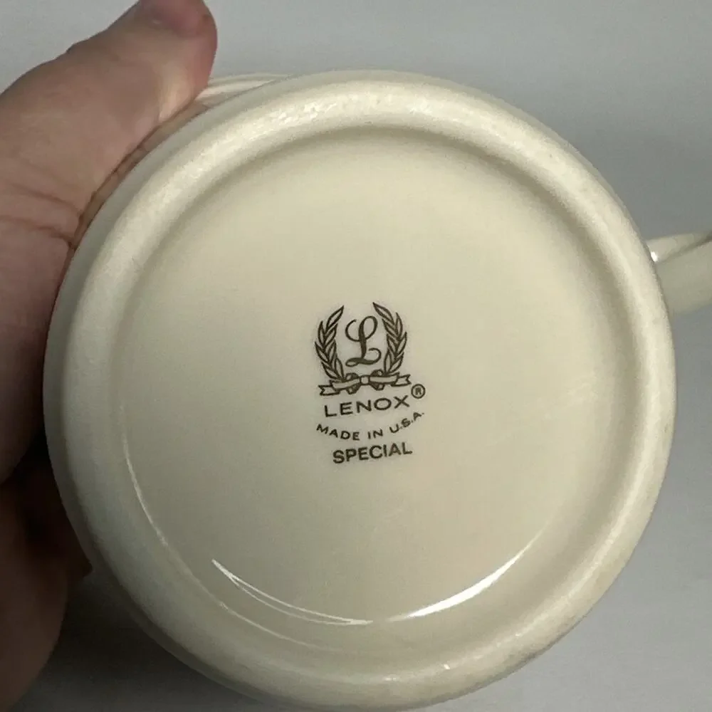 VTG Lenox Special Child’s 3 pc dinnerware set boy rocking horse bowl plate cup